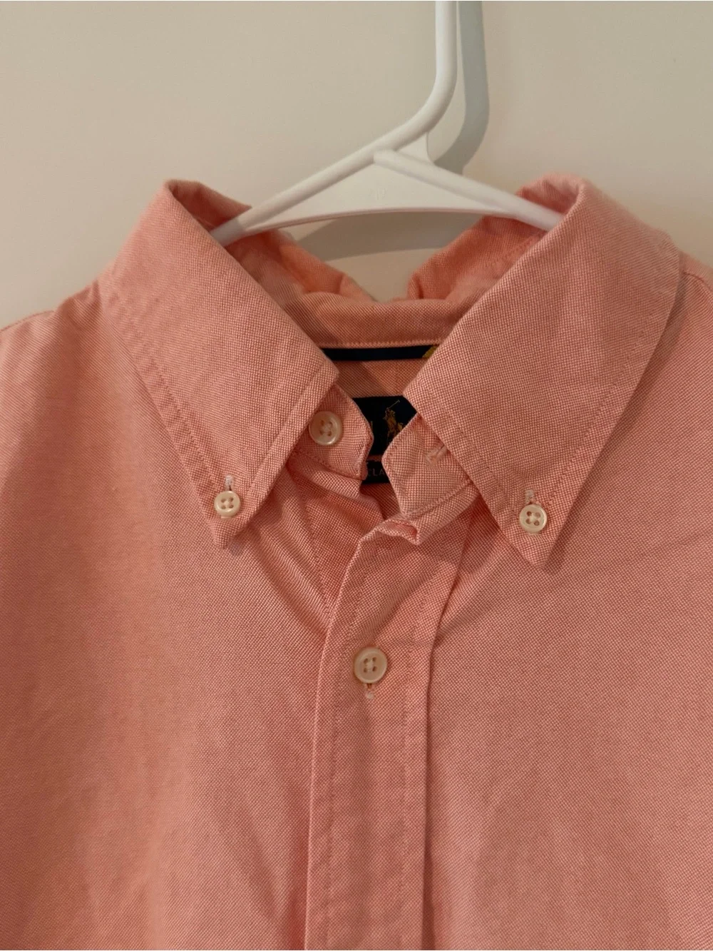 Polo Ralph Lauren Peach Oxford Button Down Shirt Men’s Medium